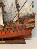 Handsome Large Galleon Ship Model, Vintage!! - Old Europe Antique Home Furnishings