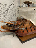 Handsome Large Galleon Ship Model, Vintage!! - Old Europe Antique Home Furnishings