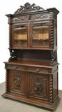 Antique Sideboard, Hunt, French Henri II Style Carved Oak, 1800's, Gorgeous! - Old Europe Antique Home Furnishings