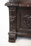 Italian Carved Figural Hall Bench,  Gorgeous Entry Piece! - Old Europe Antique Home Furnishings