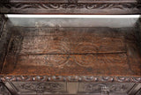 Italian Carved Figural Hall Bench,  Gorgeous Entry Piece! - Old Europe Antique Home Furnishings