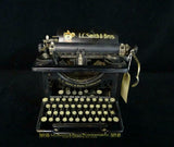 L.C. SMITH & BROS. TYPEWRITER, Vintage / Antique - Old Europe Antique Home Furnishings