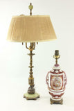 Lamp, Empire Style Figural, with Onyx, Stunning on any Table, Antique!! - Old Europe Antique Home Furnishings