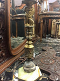 Lamp, Empire Style Figural, with Onyx, Stunning on any Table, Antique!! - Old Europe Antique Home Furnishings