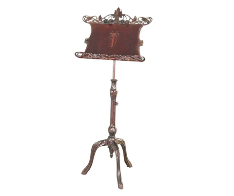 Antique Music Stand, Continental, Art Nouveau, Carved Wood, 1800 /1900's!! - Old Europe Antique Home Furnishings