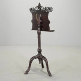 Antique Music Stand, Continental, Art Nouveau, Carved Wood, 1800 /1900's!! - Old Europe Antique Home Furnishings