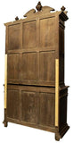 Antique Bookcase or Deux Corps Buffet, French Henri II Style, 19th C., 1800's, Gorgeous Piece!! - Old Europe Antique Home Furnishings