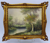 Oil Paintings on Board, Two, SGN, Landscapes, Gilt Frames, Vintage / Antique!! - Old Europe Antique Home Furnishings
