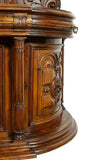 Outstanding French Renaissance Revival Carved Walnut Server, 19th C. (1800s)!! - Old Europe Antique Home Furnishings