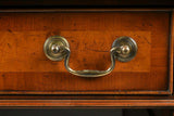 Partner's Desk, Antique / Vintage, George II Style Walnut Burgundy Leather Top! - Old Europe Antique Home Furnishings