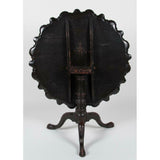 Charming Pie Crust Tilt Top Table!!  English, late 18th century. - Old Europe Antique Home Furnishings