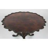Charming Pie Crust Tilt Top Table!!  English, late 18th century. - Old Europe Antique Home Furnishings