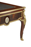 Plat, Writing Desk, Louis XV Style, Ormolu-Mounted, Bureau Plat, Desk, Gorgeous! Condition: - Old Europe Antique Home Furnishings