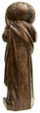 HANDSOME RELIGIOUS FINELY CARVED WOOD FIGURE CHRIST & LAMB, Antique!!! - Old Europe Antique Home Furnishings