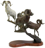 Sculpture, Bronze, Patinated James Stafford (B.1937) North Amer, Sheep, Vintage - Old Europe Antique Home Furnishings
