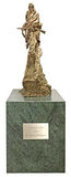 Sculpture, Bronze, After Remington, "Mountain Man", Marble Base, 26.25"H!! - Old Europe Antique Home Furnishings