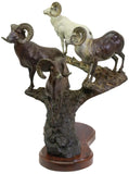 Sculpture, Bronze, Patinated James Stafford (B.1937) North Amer, Sheep, Vintage - Old Europe Antique Home Furnishings