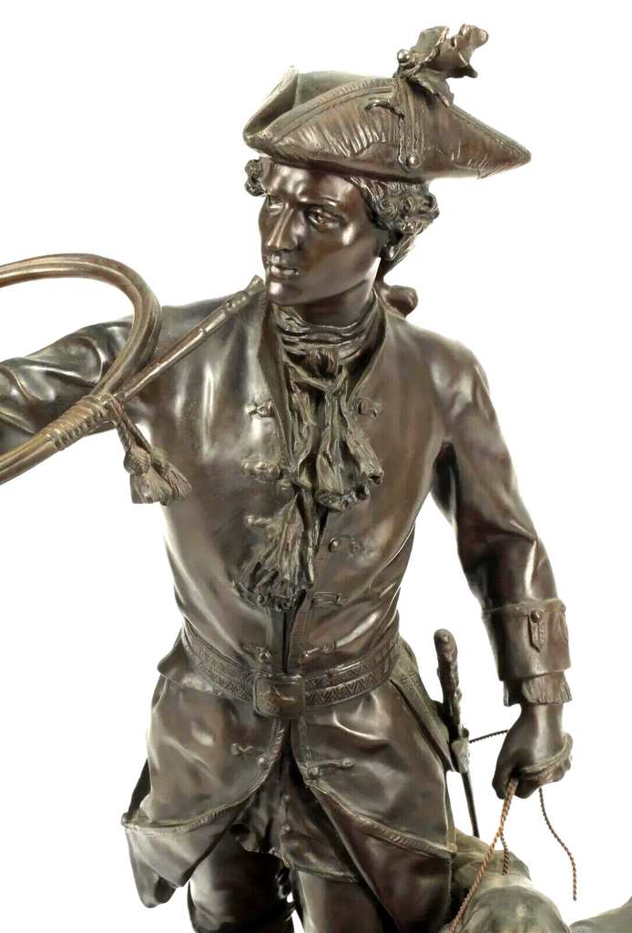 Sculpture, Bronze, Patinated, Statue, After Moreau & Lecourtier, 32 In ...