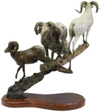 Sculpture, Bronze, Patinated James Stafford (B.1937) North Amer, Sheep, Vintage - Old Europe Antique Home Furnishings