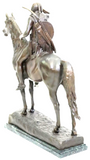 Sculpture, Bronze, Western Patinated, "The Scout" After Cyrus Dallin (1861-1944) - Old Europe Antique Home Furnishings