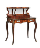 Secretary, French Louis XV Style Inlaid Ormolu Mounted, Kingwood, Early 20th C!! - Old Europe Antique Home Furnishings