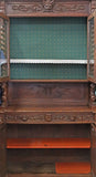 Sideboard, French Henri II Style, Display, Carved Oak, Vintage, Early 1900s, 20th Century!! - Old Europe Antique Home Furnishings