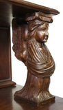 Sideboard, Italian Renaissance Revival, Carved, Foliate, Walnut, 18 / 1900s! - Old Europe Antique Home Furnishings