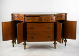 Sideboard, Neoclassical, Detailed, Inlay Design, Robert W. Irwin Co Phoenix Ste - Old Europe Antique Home Furnishings