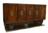 Sideboard, Dining, Massive Italian, Mid-Century Modern Rosewood, Vintage, Dassi! - Old Europe Antique Home Furnishings