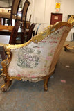 Sofa, Chairs (2), Highly Carved, Ornate, Gold Gilt, Embroidery,Vintage / Antique - Old Europe Antique Home Furnishings