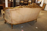 Sofa, Chairs (2), Highly Carved, Ornate, Gold Gilt, Embroidery,Vintage / Antique - Old Europe Antique Home Furnishings