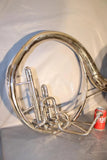 Sousaphone, Large Silver Color, Musical Instrument, Vintage!! - Old Europe Antique Home Furnishings