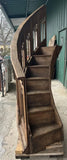 Stairs, Altar, French Gothic Revival Oak, Vintage / Antique, Late 19th C! - Old Europe Antique Home Furnishings
