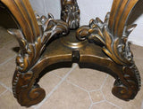Stand, Cast Bronze Neoclassical Marble Top Side Table / Stand, Gorgeous! - Old Europe Antique Home Furnishings