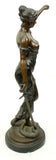 Striking Large Art Nouveau Bronze Sculpture of Blind Justice, early 1900s!! - Old Europe Antique Home Furnishings