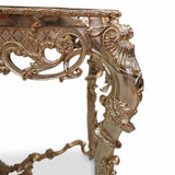 Table, Malachite and Gilt, Green, Imperial Style, Acanthus Leaf. Very Ornate! - Old Europe Antique Home Furnishings