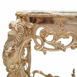 Table, Malachite and Gilt, Green, Imperial Style, Acanthus Leaf. Very Ornate! - Old Europe Antique Home Furnishings