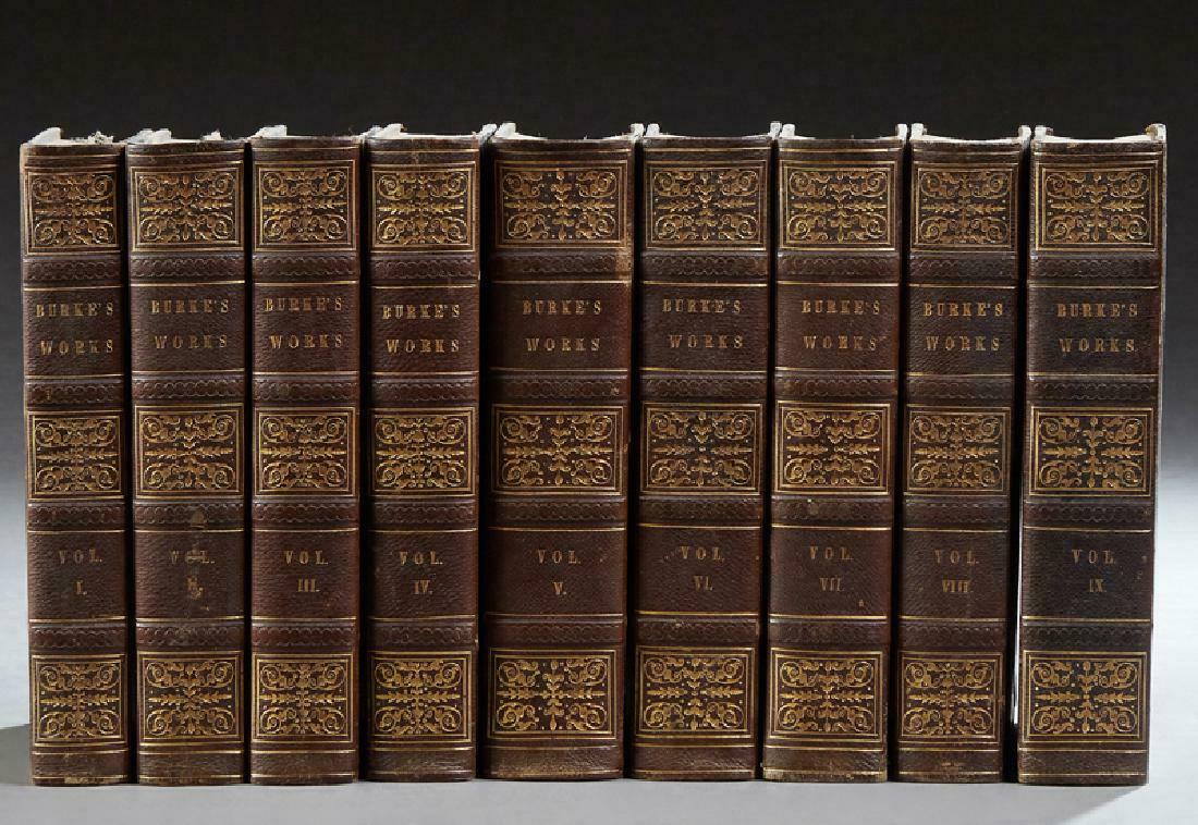 Books- "The Works of Edmund Burke," 1839, Boston, in nine volumes | Old  Europe Antique Home Furnishings