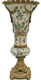 Vase, Floor, Ormolu-Mounted Porcelain, Gilt Bronze Mounts, 20th C., Gorgeous! - Old Europe Antique Home Furnishings
