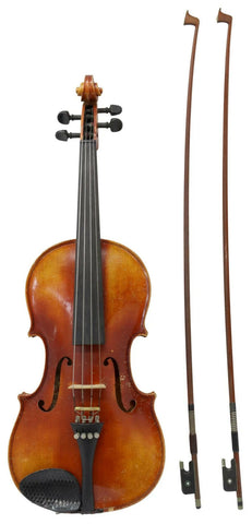 Viola, Bows, German Anton Schroetter & Emile Dupree Bows, Musical Instrument! - Old Europe Antique Home Furnishings