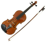 Violin, Bow, 1/4 Size Violin & Bow In Hard Case, Musical Instrument, Collectible - Old Europe Antique Home Furnishings