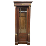 Vitrine Cabinet, Display Empire Style Mahogany, Vintage, Gorgeous Vitrine!! - Old Europe Antique Home Furnishings