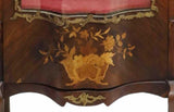 Vitrine, French Louis XV Style, Ormulu, Curved Display, Exceptional, 1800's!! - Old Europe Antique Home Furnishings