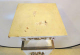 Wood Pedestal, French Style Painted, Gorgeous Vintage / Antique!! - Old Europe Antique Home Furnishings