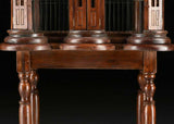 Wooden Birdcage, A Victorian Style Wire And Carved Wood Cathedral Cage, Gorgeous!! - Old Europe Antique Home Furnishings
