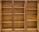 Antique Bookcase, Carved Walnut, Italian Renaissance Revival, Gorgeous! - Old Europe Antique Home Furnishings
