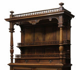 Antique Cabinet, Display French Renaissance Revival, Late 1800s, Gorgeous! - Old Europe Antique Home Furnishings