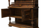 Antique Cabinet, Display French Renaissance Revival, Late 1800s, Gorgeous! - Old Europe Antique Home Furnishings