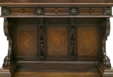Renaissance Revival Figural Marquetry Cabinet, 19th Century (1800s), Magnificent! - Old Europe Antique Home Furnishings