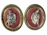 Antique Figurines, Bisque, Pair of French Hand Painted, Set, Gorgeous Home Decor! - Old Europe Antique Home Furnishings
